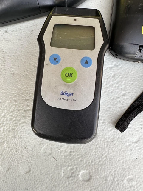 Alpirador de alcohol Drager Alcotest 6510 DPS DUI BAC. Probado. ¡Notas!!¡!