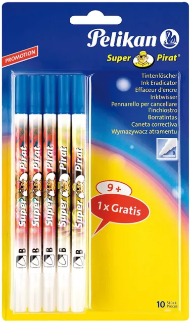 Pelikan Tintenlöscher Super Pirat 850B 10er Blisterkarte