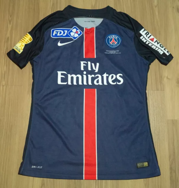 PSG Paris Saint Germain 2015/16 Coupe de la Ligue Final Match ausgestelltes Shirt