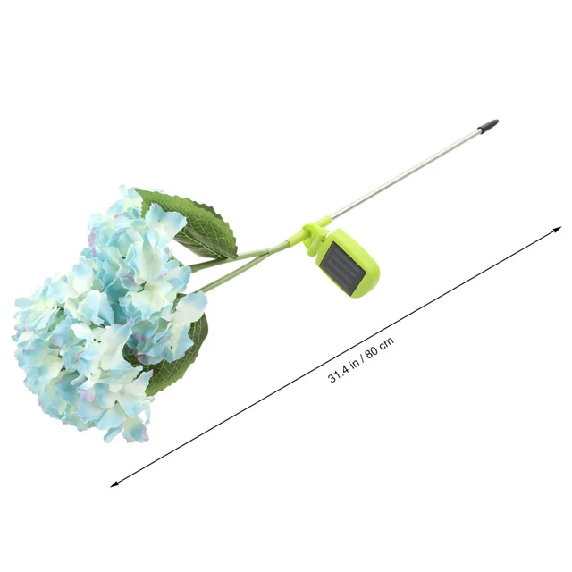 2pcs / set LED énergie solaire fleur forme pelouse lumière colorée lumière 4