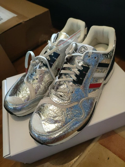Adidas A ZX 9000 45 1/3 ZX9000 Boston Silber FX9966 Neu OVP