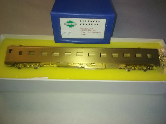 Illinois Central 22 Roomette Lw City Of Miama Panama Ltd Ho Scale Brass Nyc Cn