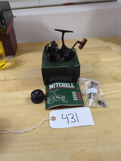 MITCHELL 308 PRO#ビンテージ#オールド Vintage Mitchell 308 Pro Reel~made in France~ball Bearing