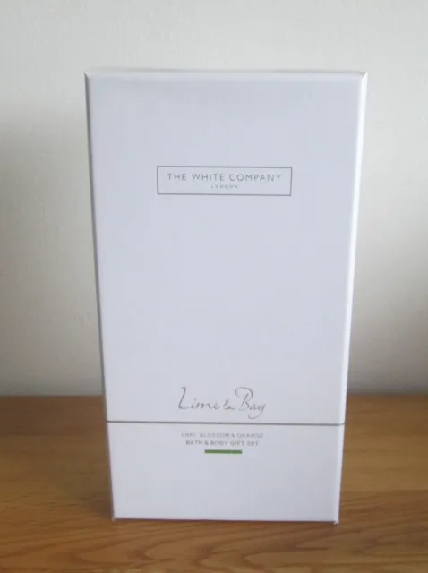 NEW - The White Company Lime & Bay Bath & Body Gift Set
