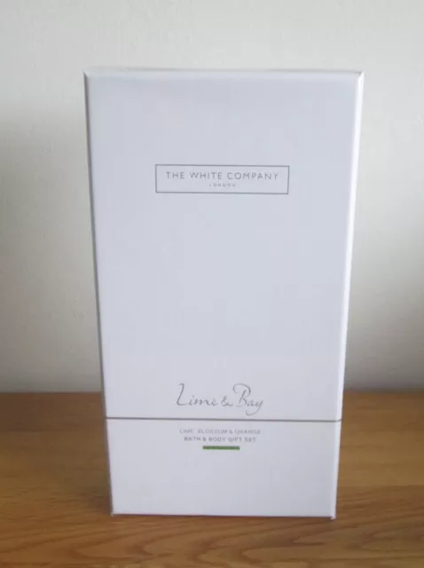 NEW - The White Company Lime & Bay Bath & Body Gift Set