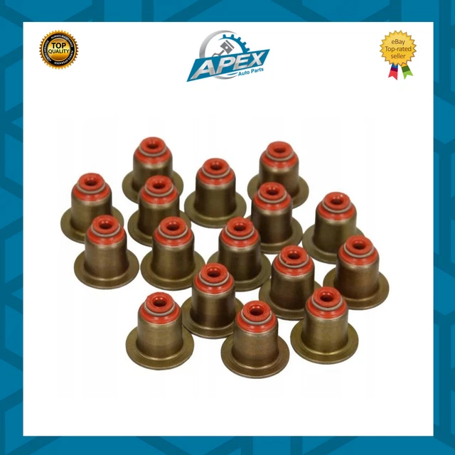N-1600 Ford F-Series Tire Valve Stems (10 Pack) – Dual Seal With Caps, For Alcoa Wheels
