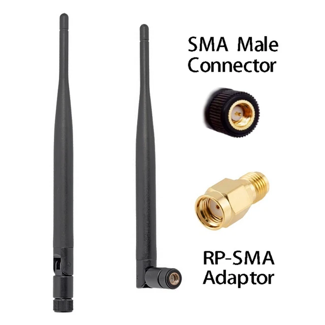 Antenne masculine pliable SMA LoRa Helium HNT 868 MHz noire antenne IoT