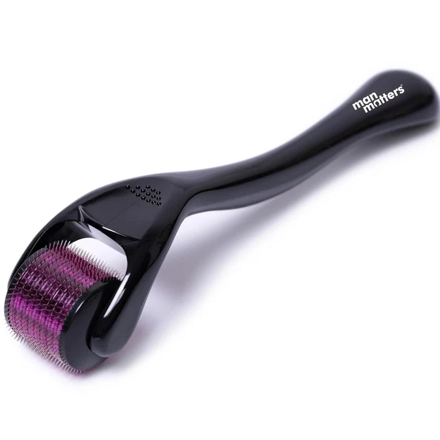 Rouleau De Microneedling (dermaroller) Titane 0.50mm Avec Applicateur De Sérum - Soin Peau - Neuf