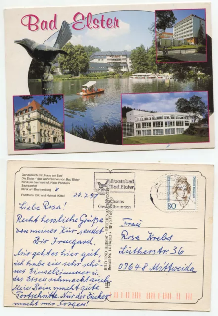 02650 - Bad Elster - postcard, run 20.7.1997