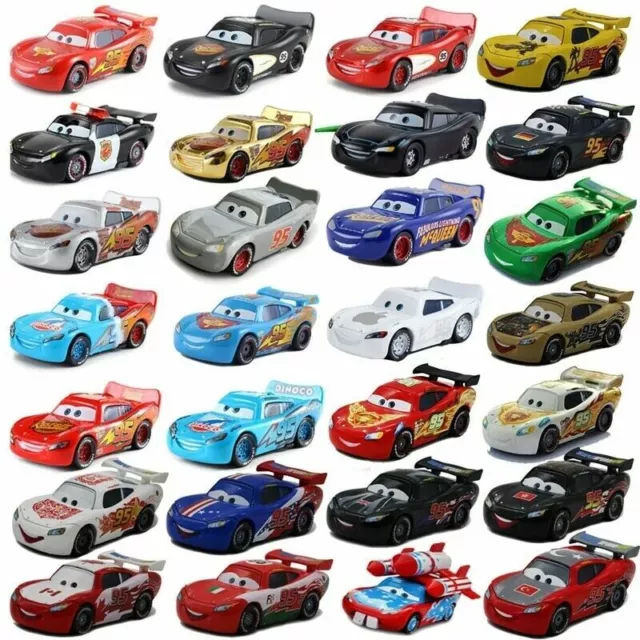 Toy Car Disney Pixar Cars Lot No.95 Lighting McQueen 1:55 Diecast Model Car New