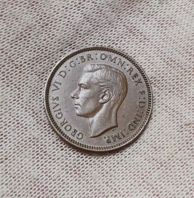 1947 Great Britain Farthing - Bronze Coin - George VI - British Post-War Coinage