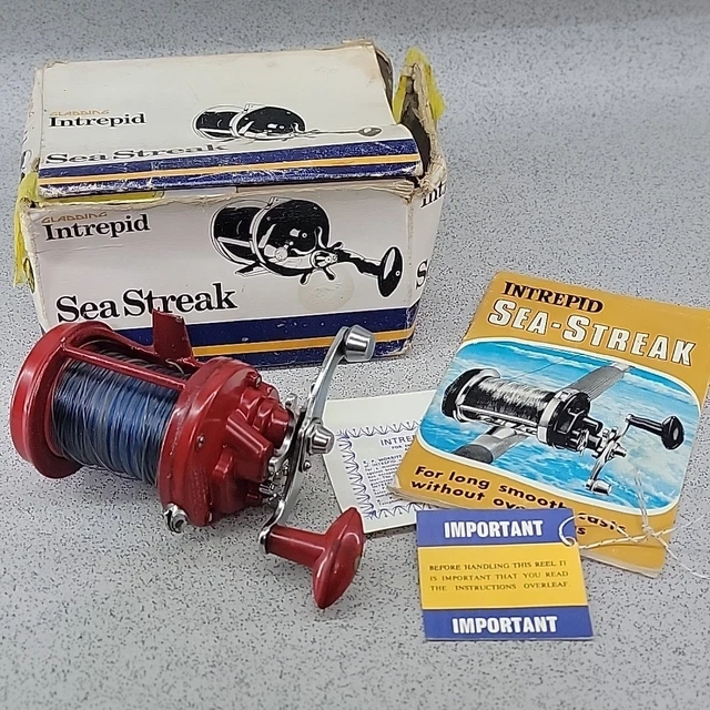 Moulinet De Pêche Vintage South Bend Intrepid Sea Streak - Fabriqué En Angleterre - Lot #11257