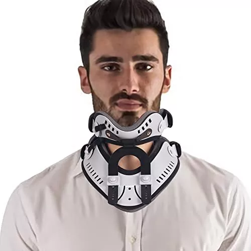 Neck Brace by Cervical Collar - Adjustable Soft Support Collar Can Be Used Du...