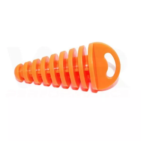 Auspuffwaschstecker Bung orange für Suzuki RM125 RM250 RMX 250