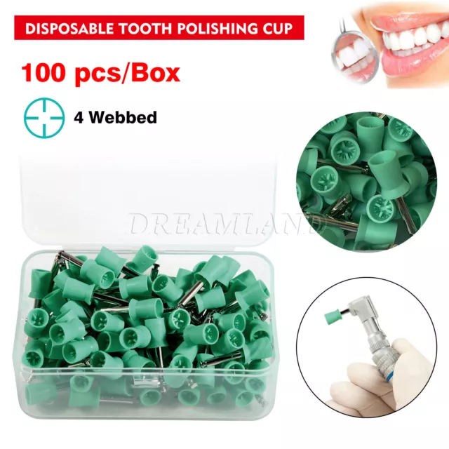 500 pc Dental Rubber Prophy Cup polishing cup Zahnpolier cups latch 5 box 3