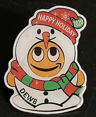 Happy Holidays Peccy in Snowman costume AMAZON PECCY PIN