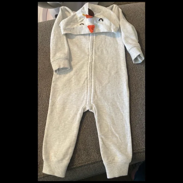 Baby Boy Thanksgiving Turkey Romper Size 9 Months By Carters