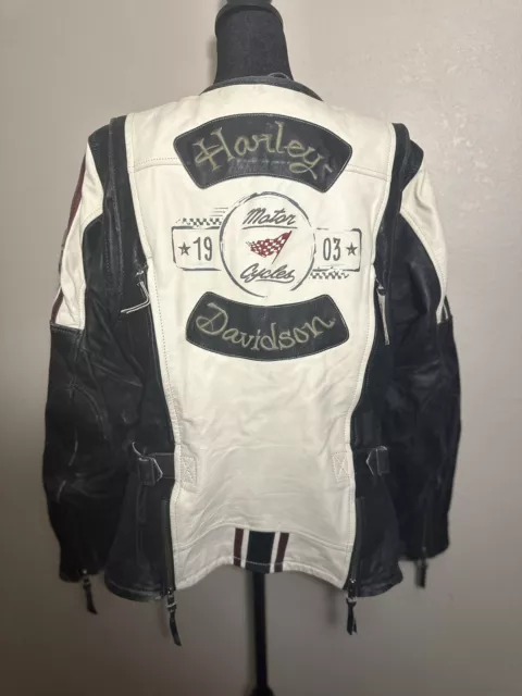 *RARE* Harley-Davidson® Women's Alyssa Leather Jacket, Stone 97004-18VL XL