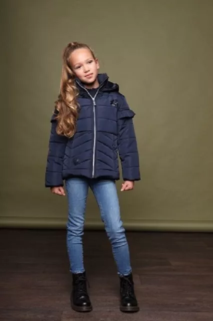 ✿ LE CHIC ✿ Mädchen Winterjacke Jacke BIBI gefüttert blue navy ✿ C107-5202-190