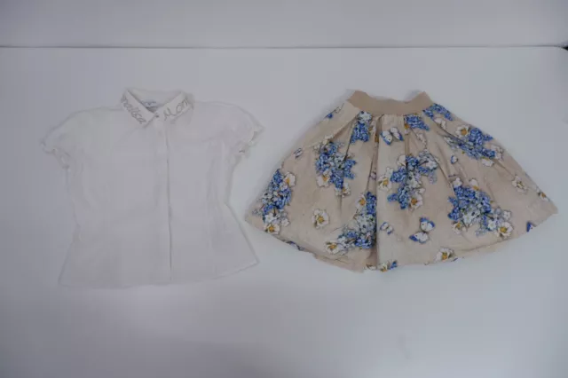 Gonna MONNALISA top outfit età 9 anni set gc