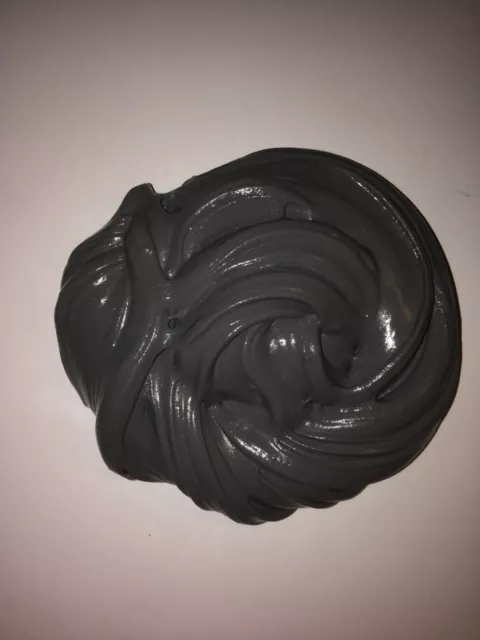 SLIME FLUFFY CHILDREN FUN CLAY SOFT LEARNING  PLASTICITY GIFT 100gr/4oz BLACK