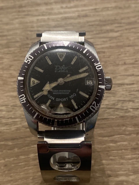 Montre De Plongée Vintage Difor Super Datomic - Occasion, Fonctionnelle, Avec Traces D'usure