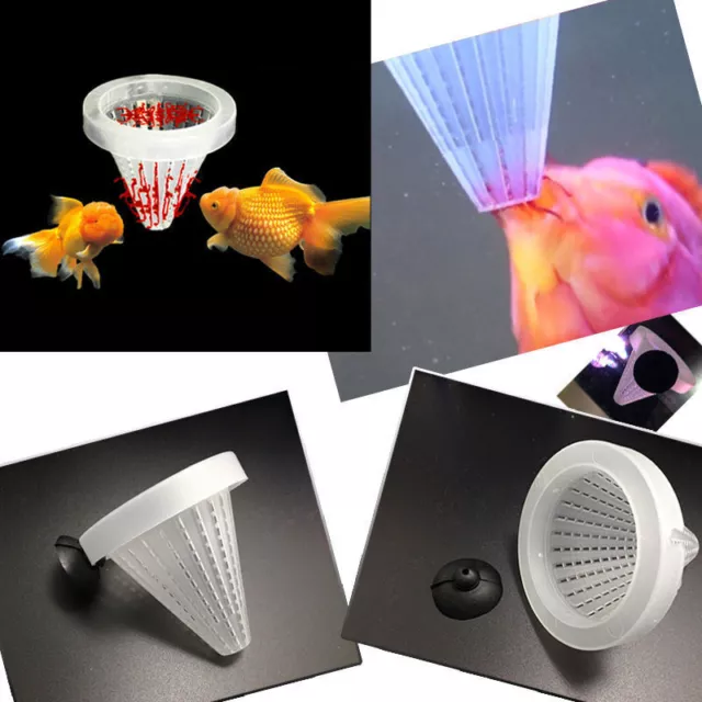 10 pz cono alimentatore verme rosso acquario alimentazione gamberetti salamoia vivi 2023 pesci Y1P6