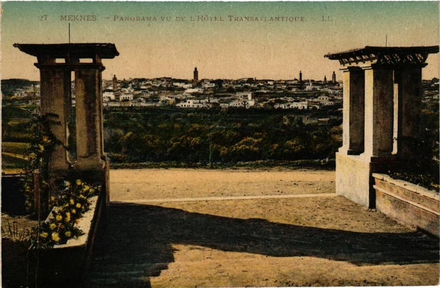 CPA AK MEKNES - Panorama MAROC (796607)