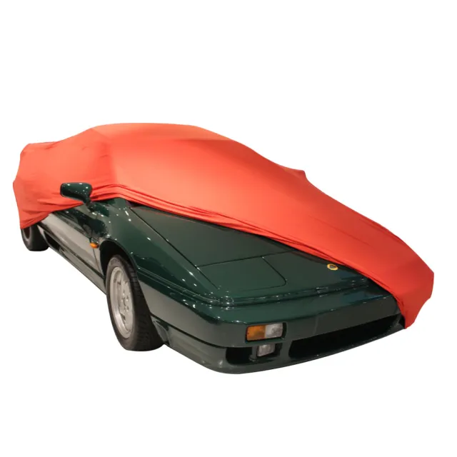 Autoabdeckung passend für Lotus Esprit SE (X180) für Innen Rot NEU Ganzgarage