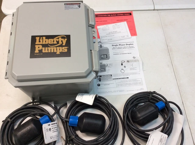 Liberty Pumps AE24L=3 - AE Series Duplex Pump Control Panel w/ Alarm & 3 Floats