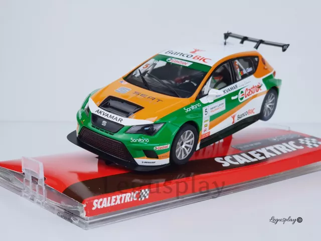 Slot scx scalextric A10205S300 Seat Löwe Eurocup Castrol M. Giao Nº5