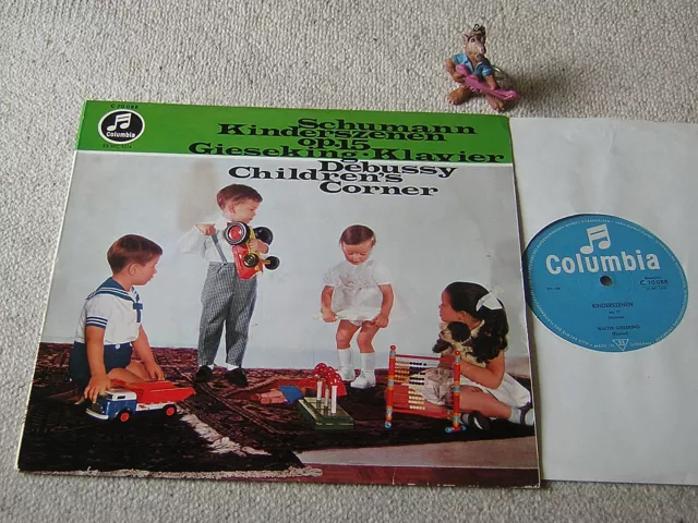 SCHUMANN Kinderszenen DEBUSSY Children´s Corner W. GIESEKING GER 10" LP COLUMBIA