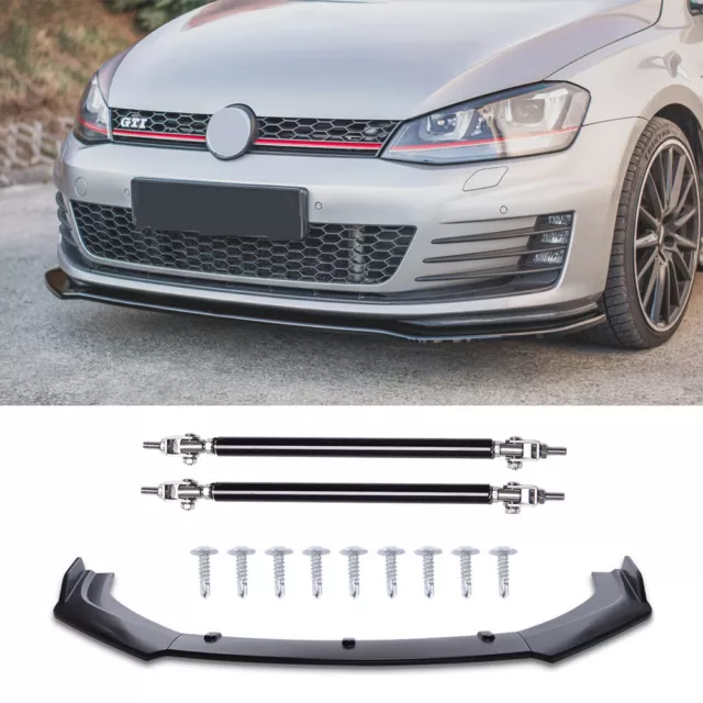 Diffusor Frontlippe für VW Golf 7 GTI GTD Facelift VII ABS Frontspoiler Lippe DE