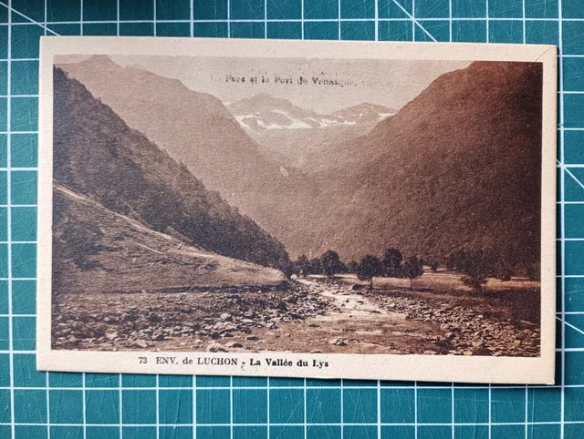 xf136 CPA circa 1930 Environs de Luchon - the Lys Valley