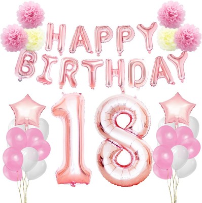 Decorazioni di Compleanno con Bandiera Triangolare KUNGYO Happy Birthday Bandiera Bunting di Buon Compleanno 