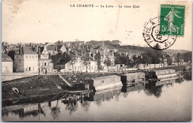 58 LA CHARITE SUR LOIRE  carte postale ancienne [JR07982]