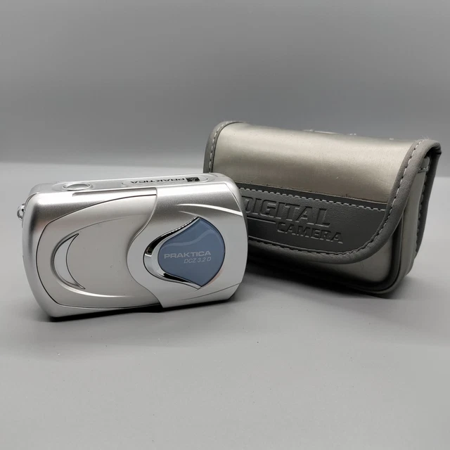 Praktica DCZ 3.2D 3.0MP Compact Digital Camera Silver Tested