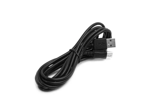 2m USB Black Cable for SUNLUXY VB602 Vigilabebés con Camara Baby Monitor
