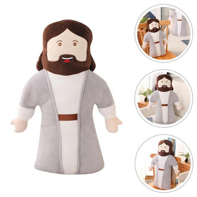 Almohada Pp Algodón Jesús Cómoda Rellena Jesús Decoración Almohada Juguete