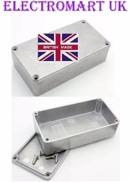 Aluminium Diecast Electronics Project Box Enclosure 111 X 60 X 31Mm