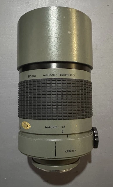 600mm Lens Tele Macro Sigma 600mm F8 Mirror-Telephoto Multi-Coated