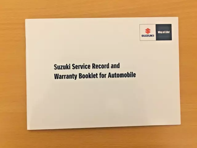 Suzuki Service History Book SUZUKI BOOK ALL CAR AND BIKES