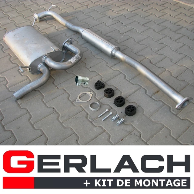 Kit échappement Complet Pour Nissan X-Trail 2.0 2.5 16V 2001-2007 - Ligne + Silencieux, Neuf Sous Garantie