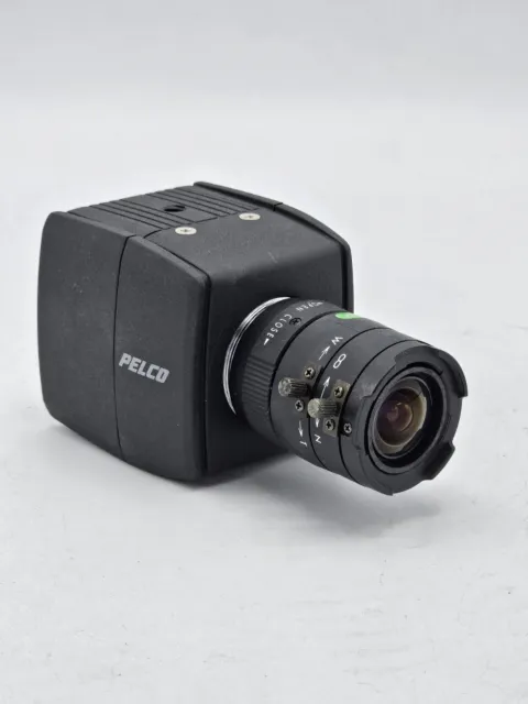 Pelco CCC1370H-2 Color CCD Digital Security Camera W/zoom UNTESTED USED