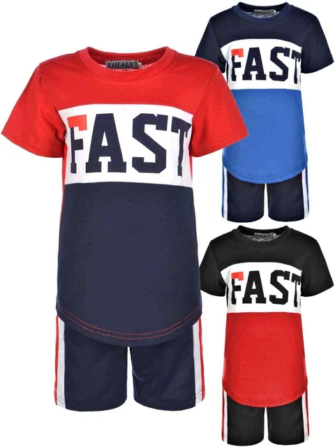 Pantaloni Corti Tessuto Pantaloncini Tomaie Top Estate Set T-Shirt Capri Bambini