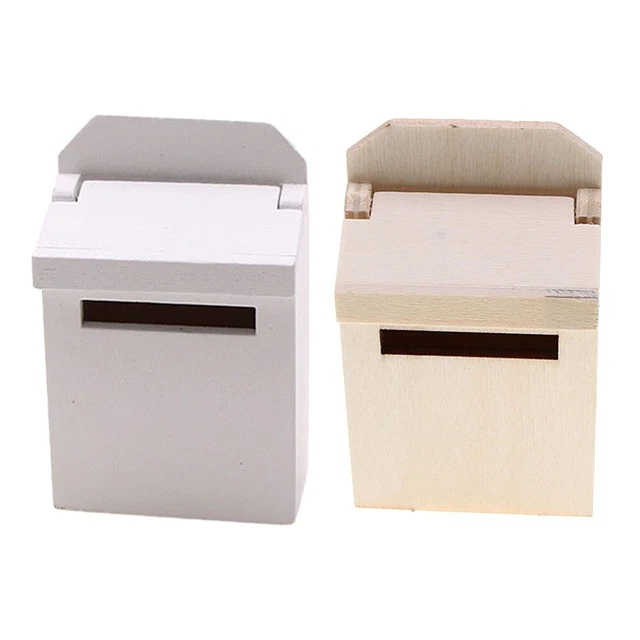Personalize Your Miniature Collection Add Character with Blank Mail Box House