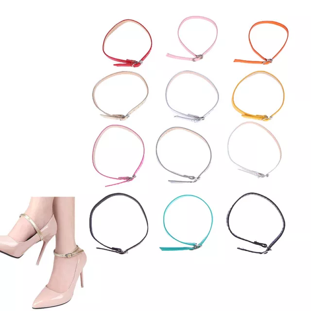 Women Leather Shoelaces Shoes Belt Ankle Tie Strap Band for High Heels_TM