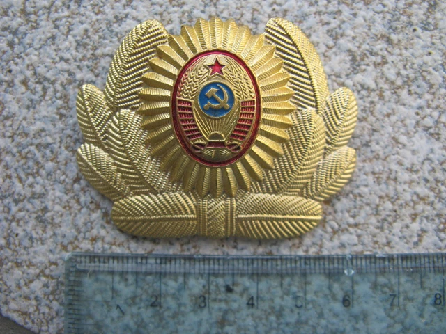 INSIGNE DE CASQUETTE Rare De La Milice Royale D'Artillerie Britannique