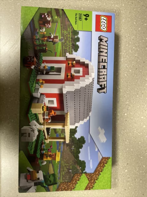 LEGO Minecraft: The Red Barn (21187) New Never Been Opened Retired Set