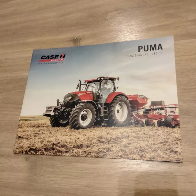 Brochure Tracteur Case-Ih Puma 140 - 180 Ch Traktor Prospekt Trattori Prospectus